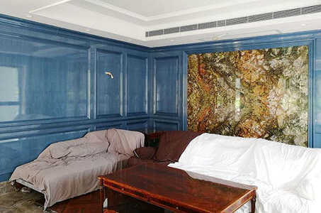 又一豪装案例深圳蛇口伍兹公寓4层复式豪宅样板房